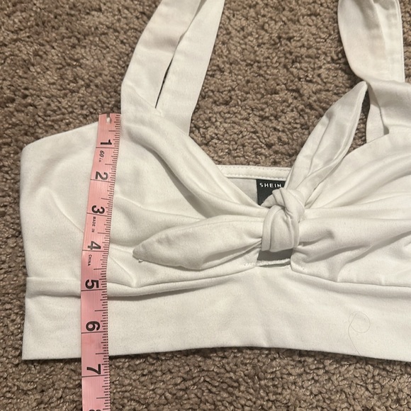 SHEIN white tie top - Picture 8 of 8